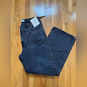 NEW WT! Abercrombie High Rise The 90s Relax Jean 30/10S Black